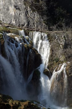 Plitvice Lakes national park in Croatia