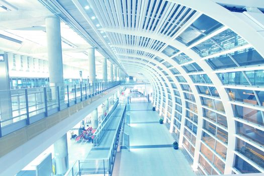 Hong Kong International Airport, one of the busiest airport in the world. 