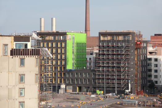 construction of high-rise office building