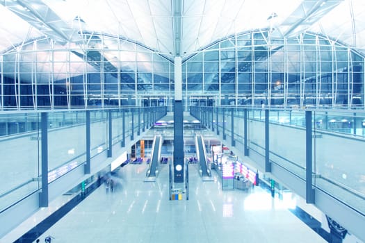 Hong Kong International Airport, one of the busiest airport in the world,