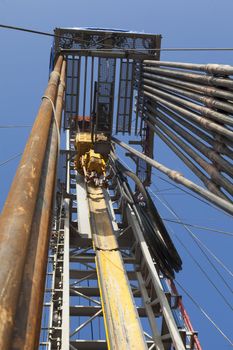 Rig station working in drilling operation