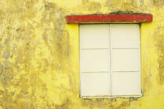 Vintage wall and window