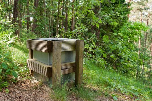 garbage box In The Woods