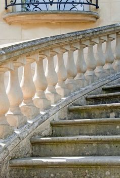 staircase of a mansion (19th century in france)