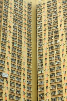 Hong Kong apartment blocks