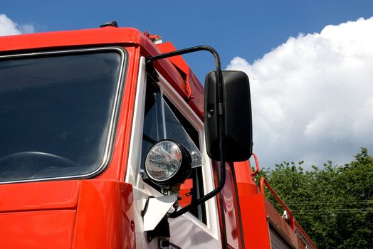 Fragments of fine-engine vehicles. Cars for rescuers