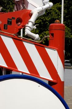 Fragments of fine-engine vehicles. Cars for rescuers