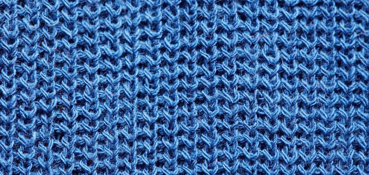 The wool blue cloth - natural horisontal texture