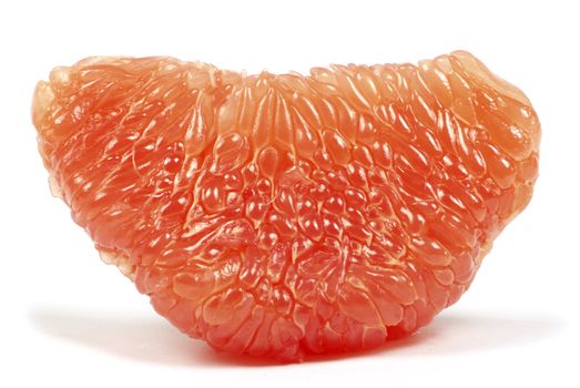 halves grapefruit isolated on a white background