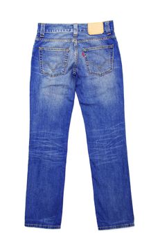 Jeans isolated on white background