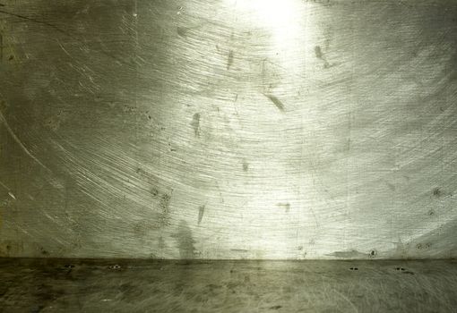 old grunge metal plate steel background