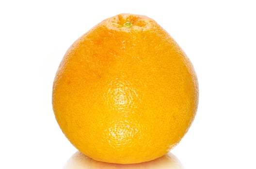 halves grapefruit isolated on a white
