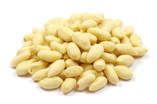  peanuts isolated on white background