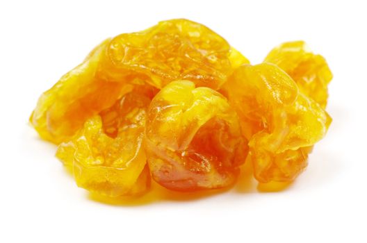 dried fruit isolated on a white background