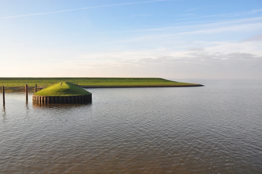 Dike at North Sea