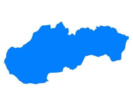 Map of Slovakia