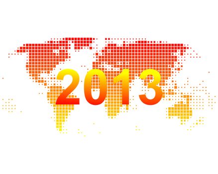 World map 2013