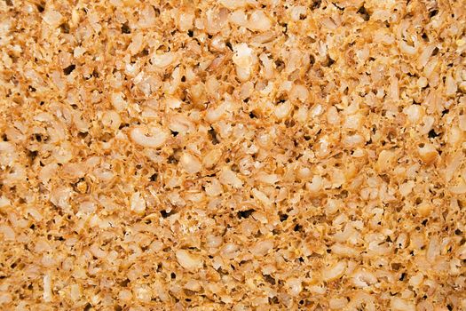 Texture shot of some healthy wholemeal bread.