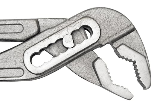 Gaspipe pliers isolated on a white background. File contains clipping path.