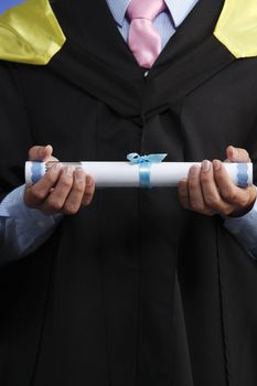 man with the diploma 