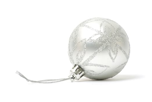 christmas balls isolated on a white background