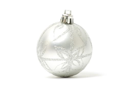 christmas ball isolated on a white background