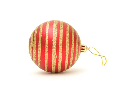 christmas ball isolated on a white background