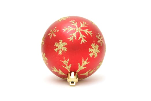 christmas ball isolated on a white background