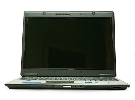modern laptop isolated on white background
