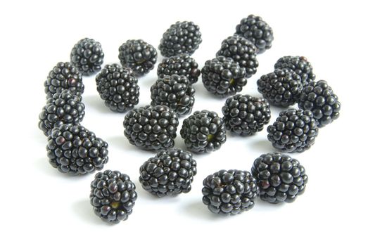 blackberry isolated on white background