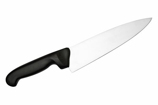 Kitchen knife isolated on a white background. File contains clipping path.