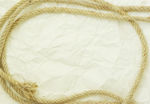 rope isolated on a white background
