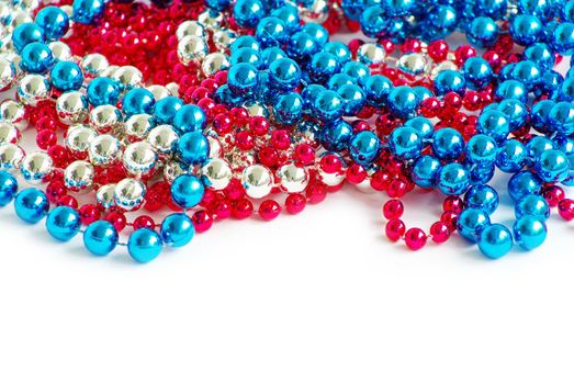 garland isolated on white for your text