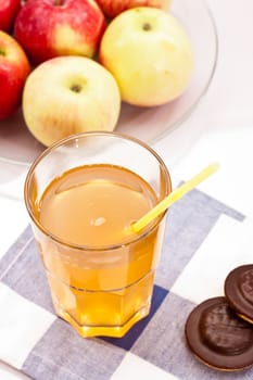 food series: full glass of apple juice