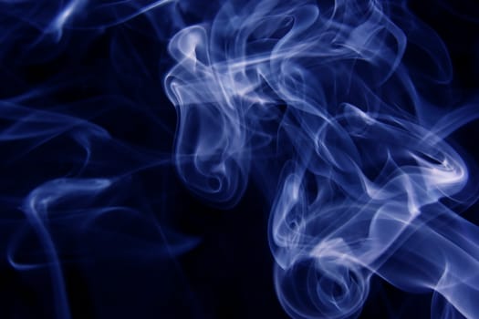 Background of swirling smoke