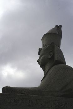 One of two counter-facing Egyptian Sphinxes in Saint Petersburg.