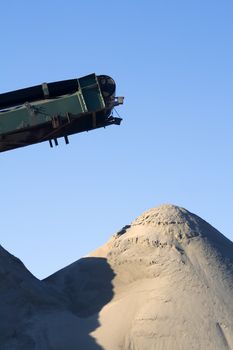 Detail on one elevator from sand extraction 