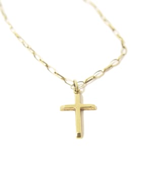 necklack with cross pendant