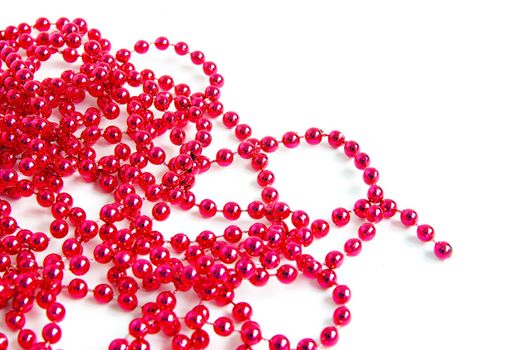 garland isolated on white for your text