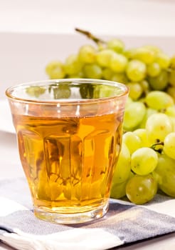 food series: ripe grape and fresh juice