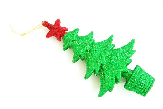 christmas toy isolated on white background