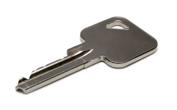 Single key isolated on a white background.