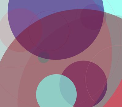 abstract multicolor circles background