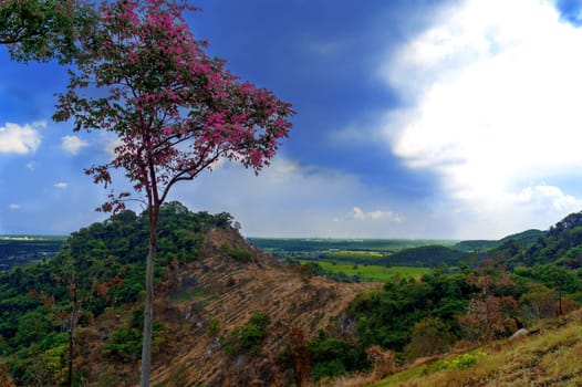 Khao Chom Hae Mountain in Rayong.