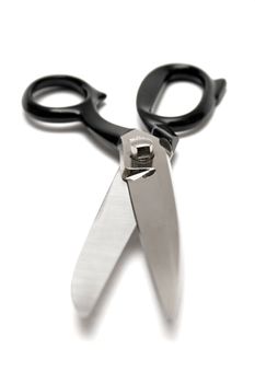 Scissors isolated on a white background.
