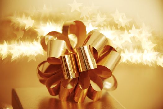 christmas background close up on star background