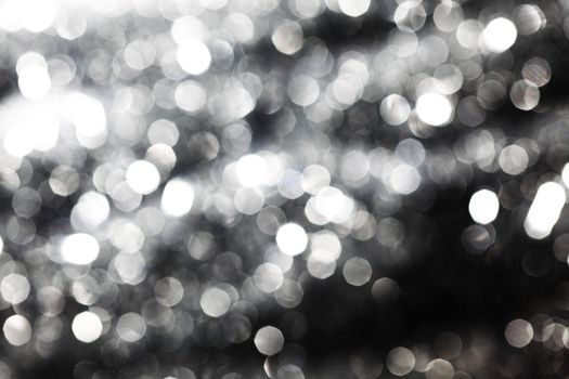 silver bokeh background macro close up