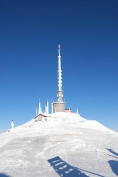 tower in rsnow mountains