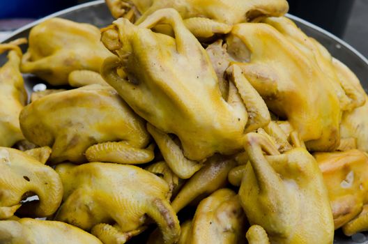 Stewed chicken in  market of Thailand