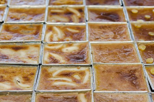 full of coconut custard made from eggs and coconut milk